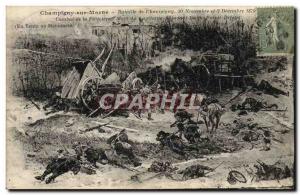 Postcard Old Army Champigny sur Marne Battle of Champigny