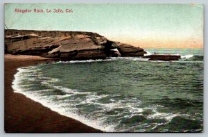 Alligator Rock  La Jolla  California  Postcard