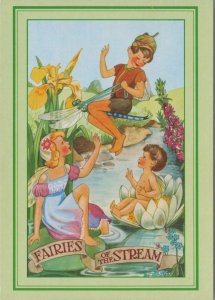 Children's Art Postcard - Fairies of The Stream RR17366