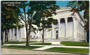 Postcard - County Court House - Erie, Pennsylvania