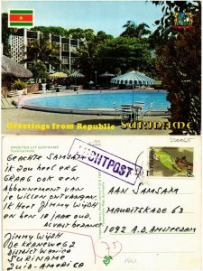 CPM SURINAME-Greetings from Republc Suriname-Torarica Hotel (330065)