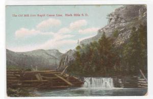 Old Mill Dam Rapid Canyon Line Black Hills South Dakota 