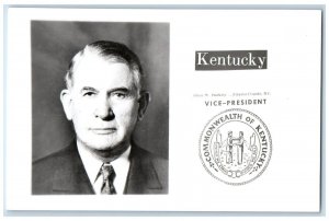 c1950's Alben W. Barkley Vice President Graves County KY RPPC Photo Postcard