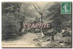 Old postcard La Sainte Baume La Foret Le Canape
