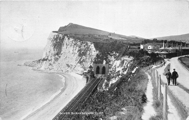 uk48245 shakespeare cliff dover real photo uk