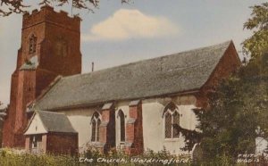 Waldringfield Church Vintage Suffolk Postcard