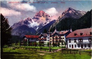 CPA Ampezzo, Tirol Schluderbach mit Rotwand . ITALY (544539)