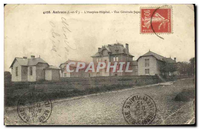 Old Postcard Antrain The Hospice Hospital Vue Generale