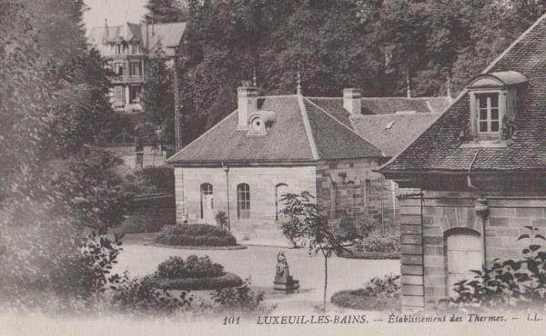 Luxeuil Les Bains Etablissement Des Thermes Old Antique France French Postcard