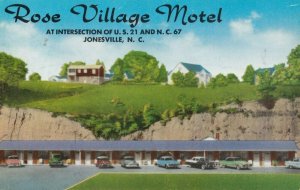 JONESVILLE, North Carolina, 1950-60s; Rose Village Motel