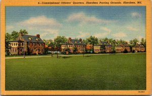 Commisioned Officers Quarters Aberdeen Providing Grounds Aberdeen MD Postcard