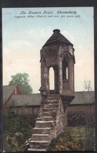 Shropshire Postcard - The Readers Pulpit, Shrewsbury  RS3494