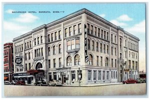 c1930's Saulpaugh Hotel Mankato Minnesota MN Vintage Posted Postcard