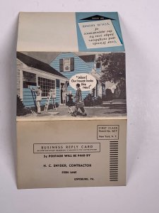 Advertising Postcard John Manville Asphalt Roof Shingles Colorbestos