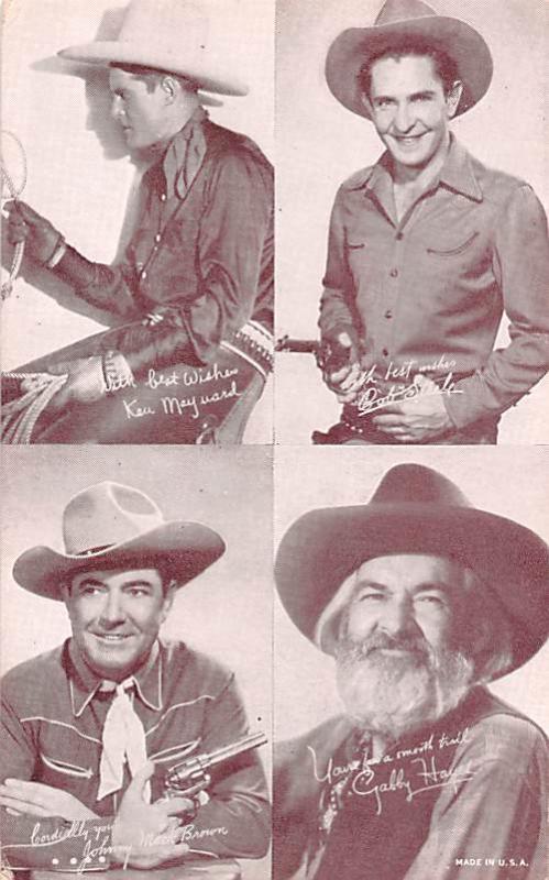 Ken Mayward, Gabby Hayes Western Actor Mutoscope Unused 