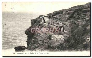 Old Postcard Pornic The Rock of the Virgin