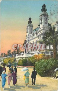 Old Postcard Monte Carlo Casino and Ies Terraces