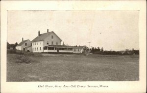 Sebasco Maine ME Shore Acres Golf Course Club House c1920s-30s Postcard