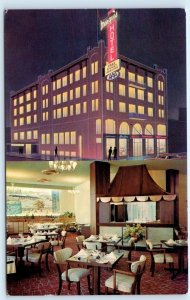 Marquis Hotel restaurant interior LETHBRIDGE Alberta Canada Postcard