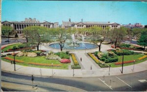 USA Locan Circle Philadelphia Vintage Postcard 07.36