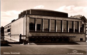 Sweden Göteborg Konserthuset Gothenburg Vintage RPPC 09.75