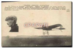 Old Postcard Jet Aviation Chateau on monoplane Tellier