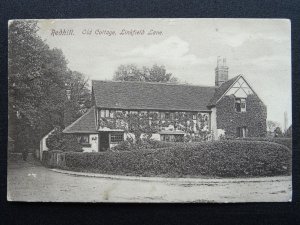 Surrey REDHILL Linkfield Lane OLD COTTAGES c1904 Postcard by Frith