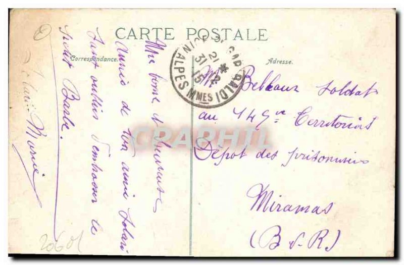 Postcard Old Nice Allee Chateau Palms