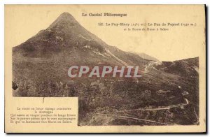 Postcard Old Picturesque Cantal Puy Mary Pas de Peyrol and the Road Murat Salers