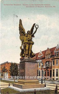 Confederate Monument - Baltimore, Maryland MD  