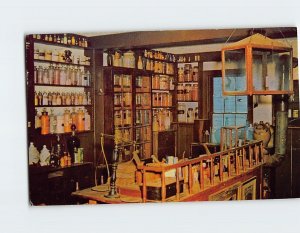 Postcard The Bringhurst Apothecary Shop, Mystic Seaport, Mystic, Connecticut