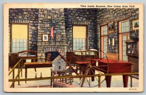 New Salem State Park Museum     Illinois   Postcard