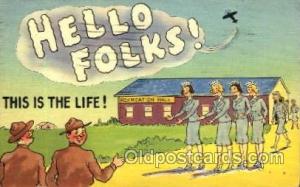 Military Comic Postcard Post Cards  