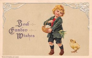 Artist Samuel Schmucker Antique Easter Postcard