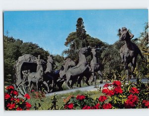 Postcard Monument to The Stage-Coach Montevideo Uruguay