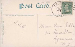 Cottages on Cedar Island - Fourth Lake, Adirondacks NY, New York - pm 1909 - DB