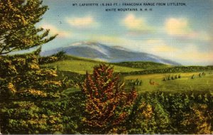 New Hampshire White Mountains Mount Lafayette 1945