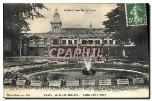 Old Postcard Aix les Bains Villa des Fleurs