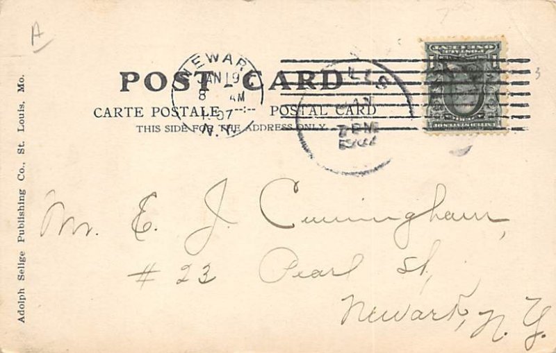 Health to the Future 1907 writing on front
