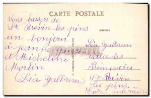 Old Postcard Saint Brevin Les Pins Saint Christophe departing for Saint Nazai...