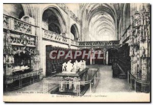 Postcard Old Brou Church Choir