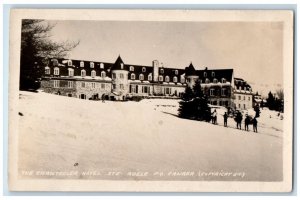 1948 Chantegler Hotel View Saint Adele Quebec Canada RPPC Photo Postcard