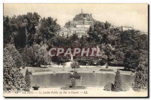 Old Postcard Le Puy The Public Garden of Fer a Cheval