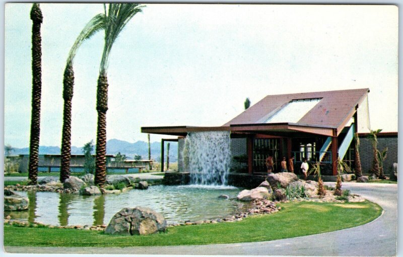 c1960s Lake Havasu City, AZ Nautical Inn Hotel Resort Pond US Hwy Route 66 A318