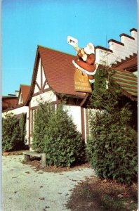 1970s Post Office Santa Claus Indiana Postcard