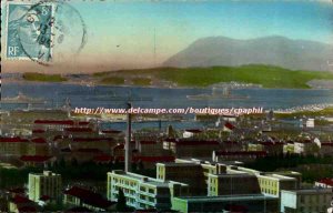 Toulon Old Postcard the & # 39hopital Saint Anne and the harbor