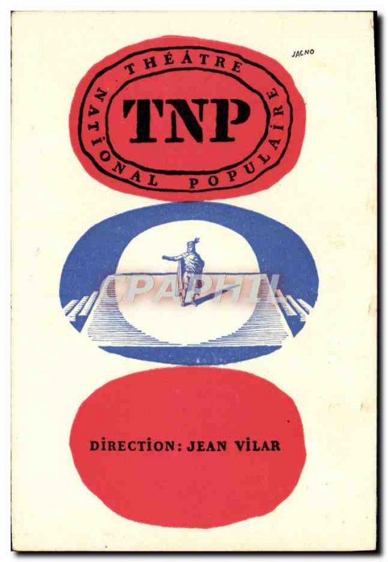 Postcard Modern NPT Theater Jean Vilar