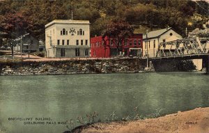 Shelburne Falls Massachusetts MA~Odd Fellows Building~1915 Postcard