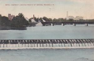 Iowa Waverly Manufacturing District Looking North Of Bridge 1909