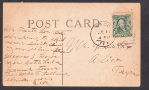 TX - Waco - They Stretch 'em in - D Hillson card - 1907